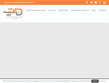 Tablet Screenshot of entrenadoradomicilio.com